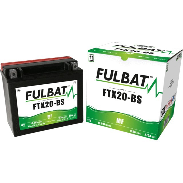 Batterie Moto FTX20-BS avec Pack Acide référence fournisseur 222500